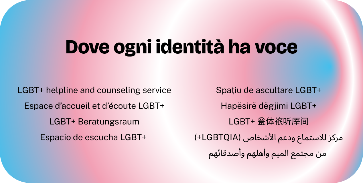 Dove ogni identità ha voce